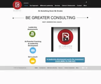 Begreaterconsulting.com(Be Greater Consulting) Screenshot