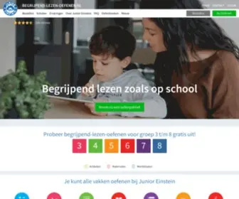BegrijPend-Lezen-Oefenen.nl(Online begrijpend lezen groep 3 t/m 8) Screenshot