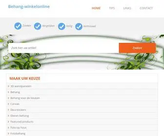 Behang-Winkelonline.nl(Voor exclusief behang en mooie wanddecoratie) Screenshot