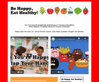 Behappyeathealthy.org(Be Happy) Screenshot