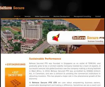 Behavesecured.com(Behave Secure PTE) Screenshot