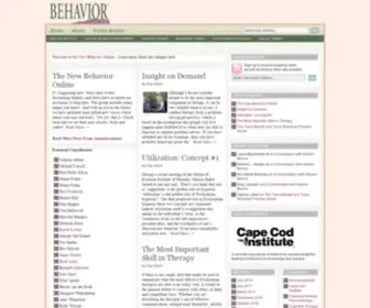 Behavior.net(Behavior Online) Screenshot