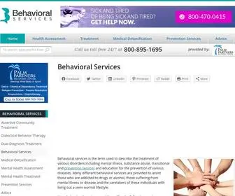 Behavioralservices.com(Behavioral Services) Screenshot