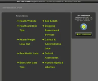 Behealthtips.com(Be Health Tips) Screenshot