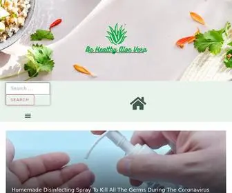 Behealthyaloevera.com(Be Healthy Aloe Vera) Screenshot