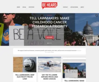 Beheard.org(Advocacy Petitions) Screenshot