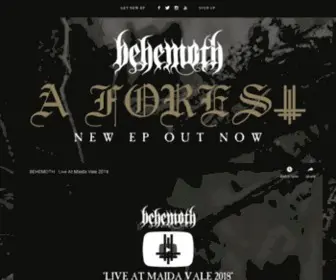 Behemoth.pl(Pre-order New Album "I Loved You At Your Darkest") Screenshot