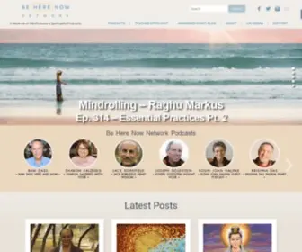 Beherenownetwork.com(Be Here Now NetworkA Mindfulness Podcast Network in Association with Ram Dass) Screenshot