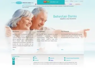 Behestandarou.com(Behestan Darou) Screenshot
