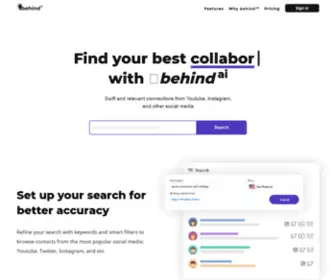 Behind.ai(Behind) Screenshot