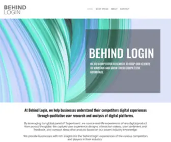 Behindlogin.com(Competitor Analysis & Market Research) Screenshot