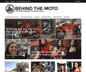Behindthemoto.com(The Motoworks Chicago Blog) Screenshot