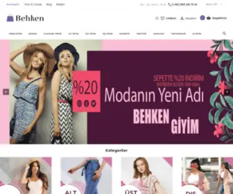 Behken.com(Modanın Giyim ve Aksesuar Dünyası) Screenshot