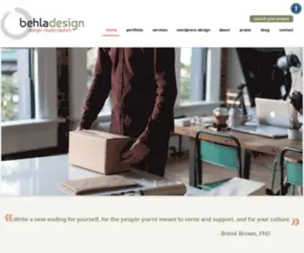 Behladesign.com(WordPress Development and Los Angeles Web and Graphic Design) Screenshot