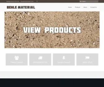 Behlematerial.com(Behle Material) Screenshot