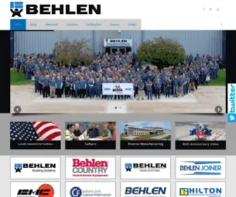 Behlenmfg.com(Behlen Mfg) Screenshot