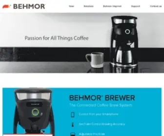 Behmor.com(Passion for All Things Coffee) Screenshot