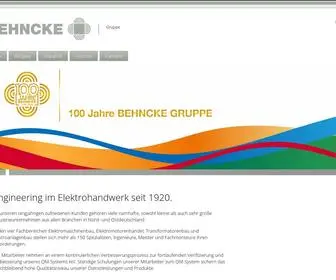 Behncke.de(Startseite) Screenshot