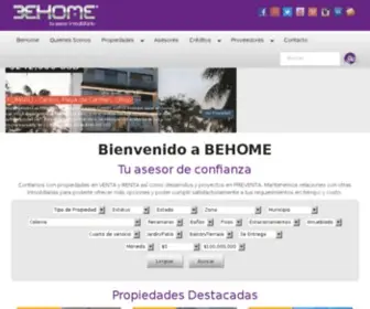 Behome.mx(Bienes Raices Behome) Screenshot