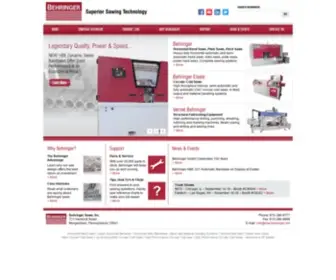 Behringersaws.com(Horizontal Band Saws) Screenshot