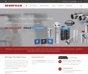 Behringersystems.com(Behringer) Screenshot