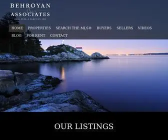 Behroyan.com(West Vancouver Real Estate) Screenshot