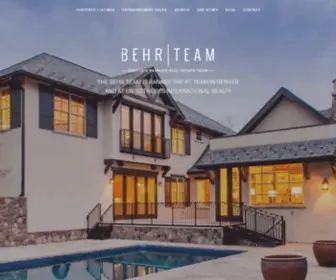 Behrteam.com(The Behr Team) Screenshot