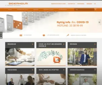 Beierholm.dk(Statsautoriserede revisorer på tværs af brancher) Screenshot