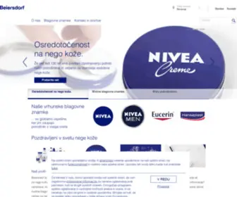 Beiersdorf.si(Nega kože) Screenshot