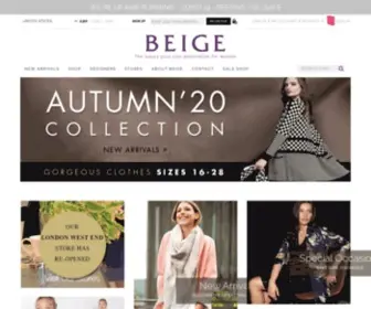 Beigeplus-Shop.com(Beige Plus London) Screenshot