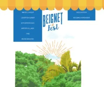 Beignetfest.com(Beignet Fest) Screenshot