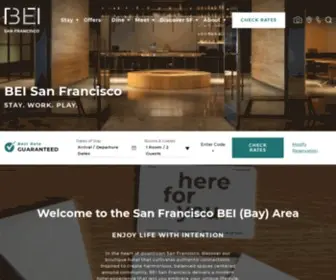 Beihotelsf.com(Modern Boutique Hotel) Screenshot