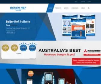 Beijerref.com.au(Leaders in the Global Refrigeration & HVAC Industry) Screenshot