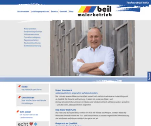 Beil-Malerbetrieb.de(Beil) Screenshot