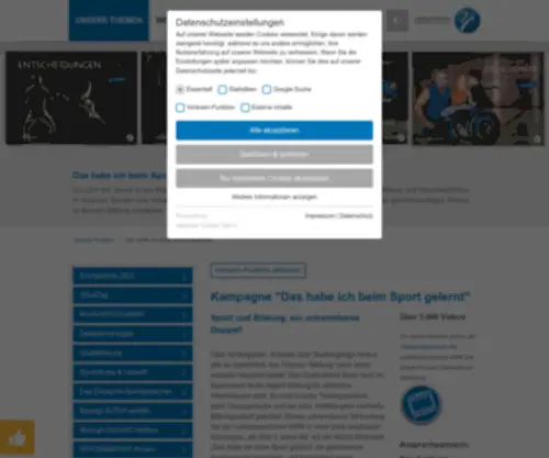 Beim-Sport-Gelernt.de(Das habe ich beim Sport gelernt) Screenshot