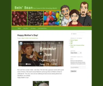 Beinbean.com(Bein' Bean Our Lives in this Amazing World) Screenshot