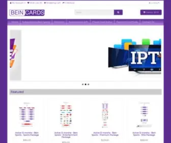 Beincards.com(BeinCards) Screenshot