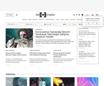 Beincrypto.com.tr(BeInCrypto Türkiye) Screenshot