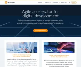 Beinformed.com(The Be Informed platform) Screenshot