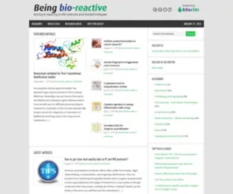 Being-Bioreactive.com(Being bio) Screenshot