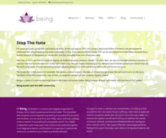 Being-Therapy.com(A Center for Holistic Healthcare) Screenshot