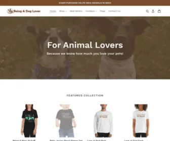 Beingadoglover.com(Being A Dog Lover) Screenshot