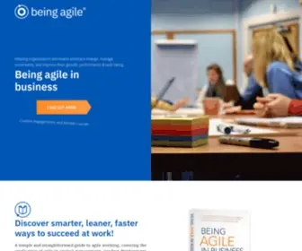 Beingagile.co.uk(Being Agile) Screenshot