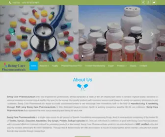 Beingcarepharmaceuticals.com(Being Care Pharmaceuticals Baddi ( Himachal Pradesh )) Screenshot