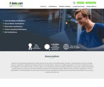 Beingcert.com(Beingcert) Screenshot