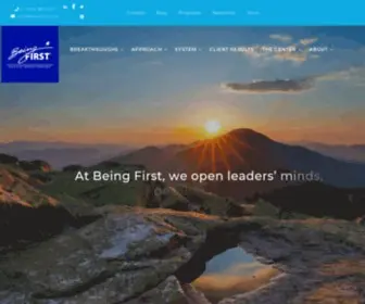 Beingfirst.com(Being First) Screenshot
