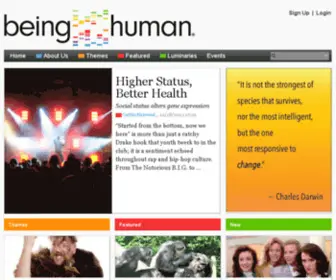 Beinghuman.org(Being Human) Screenshot