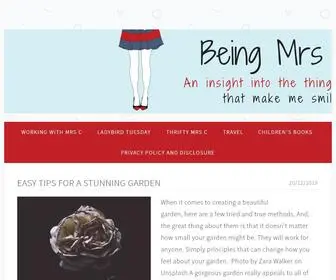 Beingmrsc.com(Being Mrs C) Screenshot