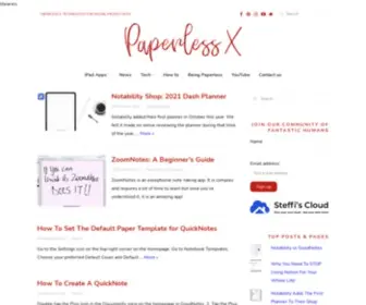 Beingpaperless.com(Paperless X) Screenshot