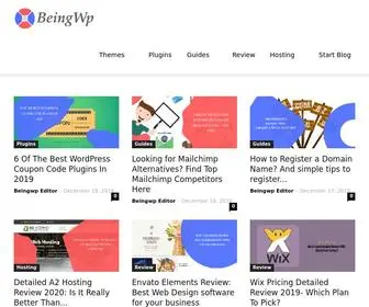 Beingwp.com(Where to find Best WordPress Themes for your wordpress website) Screenshot
